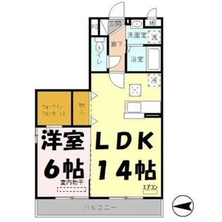 レジデンスSK【1階】の間取り