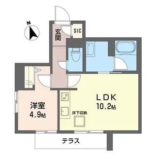 グランノワール【1階】の間取り