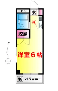 シティフラット25【3階】の間取り