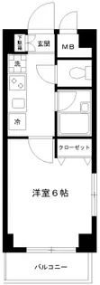 サンテミリオン恵比寿【9階】の間取り