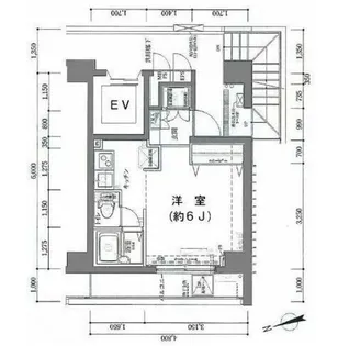 アデッソ新宿若松町【5階】の間取り