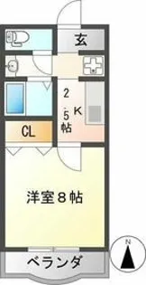 カノン本郷【2階】の間取り