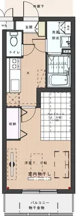 カーサアネーロ【3階】の間取り