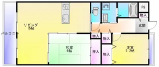 フローラ青山【1階】の間取り