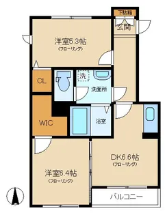 グリーンルーフ08【3階】の間取り