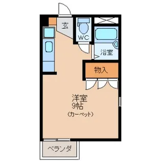 エスポワール松川【3階】の間取り