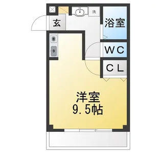 エクシール六名【1階】の間取り