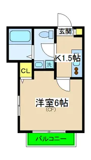 ミルトンキーンズII【2階】の間取り