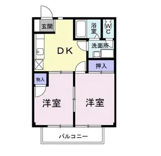 メゾンKATO【1階】の間取り