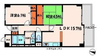 さくら館【6階】の間取り