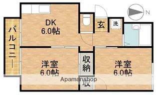 21センチュリーハウス 2棟【2階】の間取り