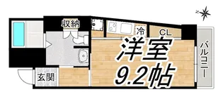 シティサイドステージ福島【1階】の間取り
