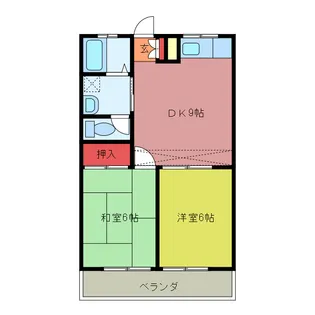 グリーンハイツ【2階】の間取り
