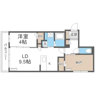 RESIDENCE SHINMEI東札幌【3階】の間取り