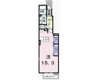 グランディールC【1階】の間取り