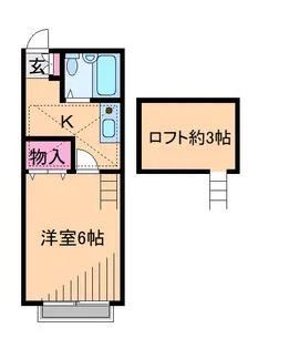 グリーンコーポ日吉【2階】の間取り