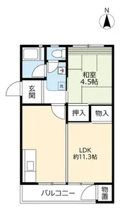 UR玉川橋【5階】の間取り