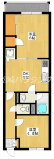 新井2丁目マンション【3階】の間取り