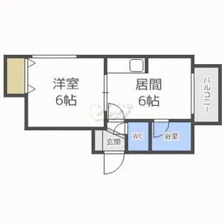 アヴニール【2階】の間取り