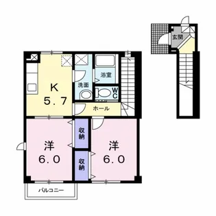 フォレスタ【2階】の間取り