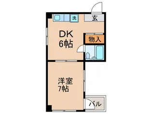 ヴェルデ・ヴォール【3階】の間取り