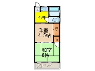 文化ハイツ【3階】の間取り