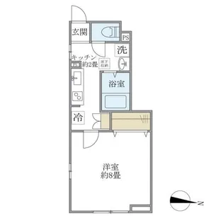 セレ大森弐番館【1階】の間取り
