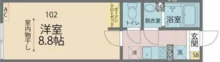 カインドネス大和桜ヶ丘II【1階】の間取り