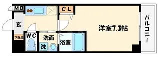 ミュプレ北浜【11階】の間取り
