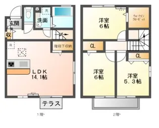 HOPE STELLA【2階】の間取り