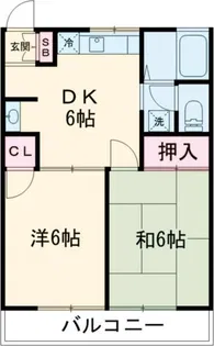 アメニティハイツ92【1階】の間取り