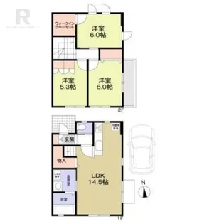 Bonheur【2階】の間取り