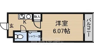 N.S.ZEAL東別院【5階】の間取り