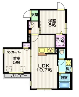 グランキ大森エスト【2階】の間取り