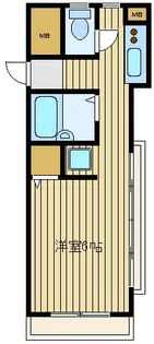 亀田ビル【3階】の間取り