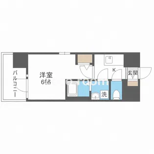 エスリード大阪 NAGAHORI GATE【5階】の間取り