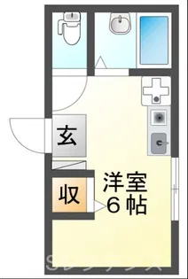 メゾンオリンピア【1階】の間取り