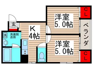 アルマ-ス壱番館【7階】の間取り