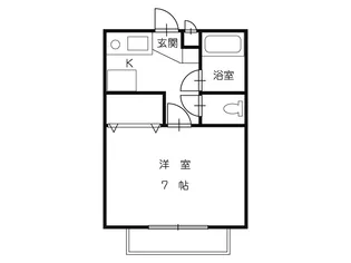 ココナッツハイツ【2階】の間取り