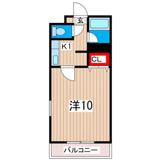レジデンスわかば【2階】の間取り