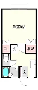 ハイツ横川【1階】の間取り