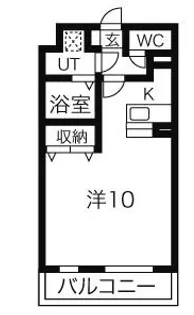 大島マンション2【1階】の間取り