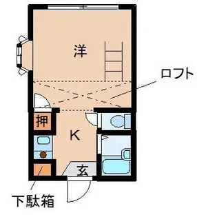 ロイヤル錦町【2階】の間取り