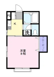 ドミールII【1階】の間取り