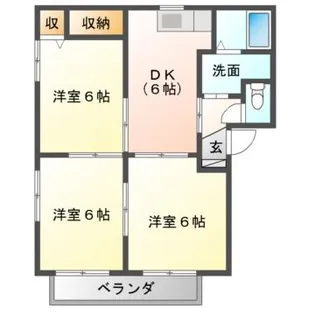 アーバン21【1階】の間取り