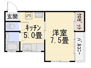 エスポワール21【1階】の間取り