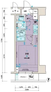 メインステージ中村橋【9階】の間取り