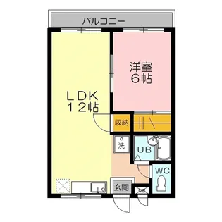 レックハウス アネシスII【2階】の間取り