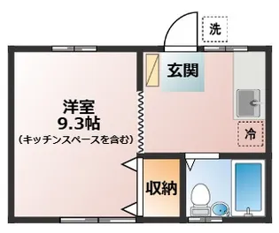 シティハウス【1階】の間取り