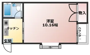 恵ハイツ【2階】の間取り
